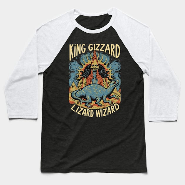 This Is King Gizzard & Lizard Wizard Baseball T-Shirt by Aldrvnd